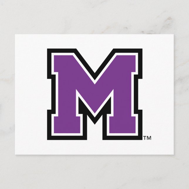 University of Mount Union M Postcard (Front)