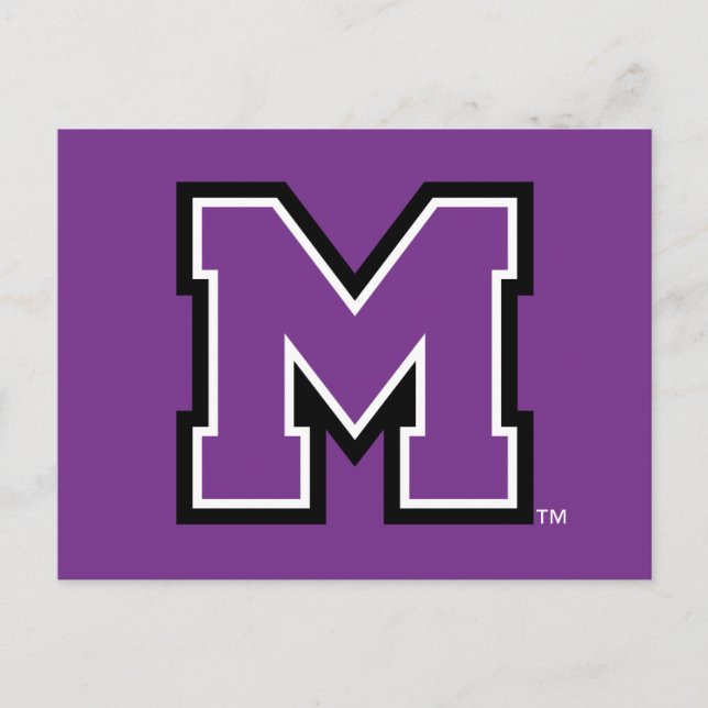 University of Mount Union M Postcard (Front)