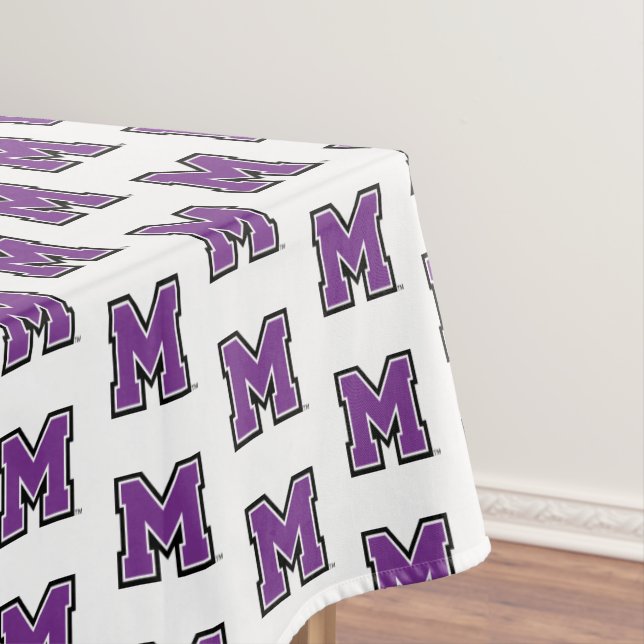 University of Mount Union M Tablecloth (In Situ)