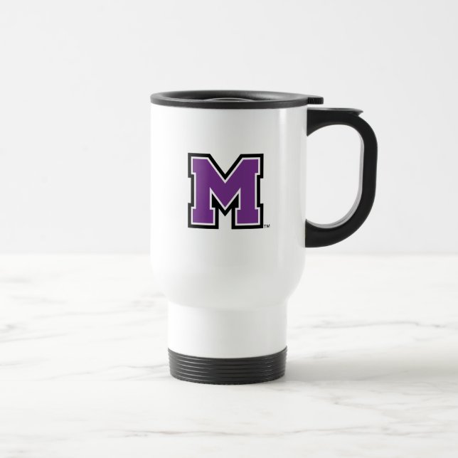 University of Mount Union M Travel Mug (Right)