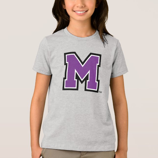 University of Mount Union M Tri-Blend Shirt (Front)