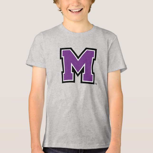 University of Mount Union M Tri-Blend Shirt (Front)