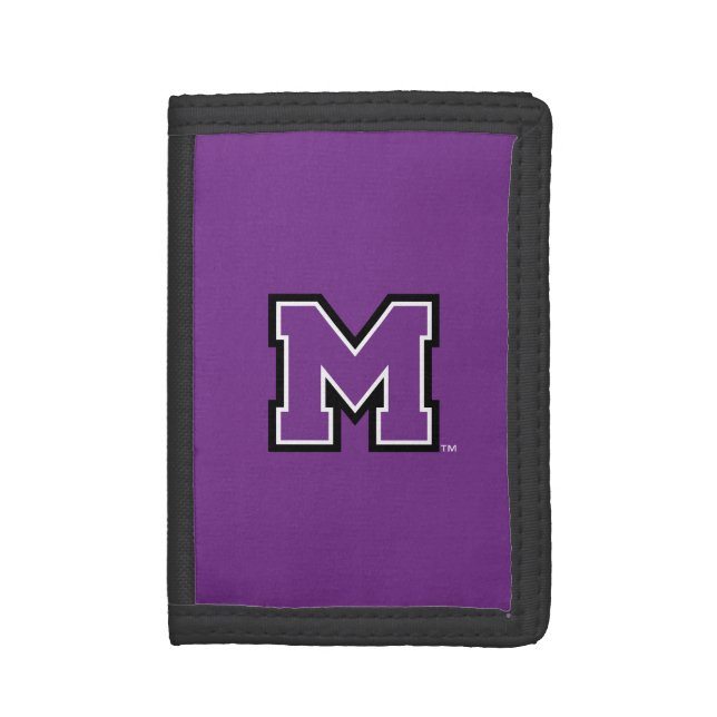 University of Mount Union M Trifold Wallet (Front Vertical)