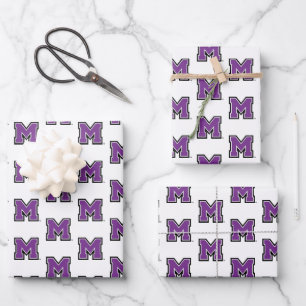 University of Mount Union M Wrapping Paper Sheets