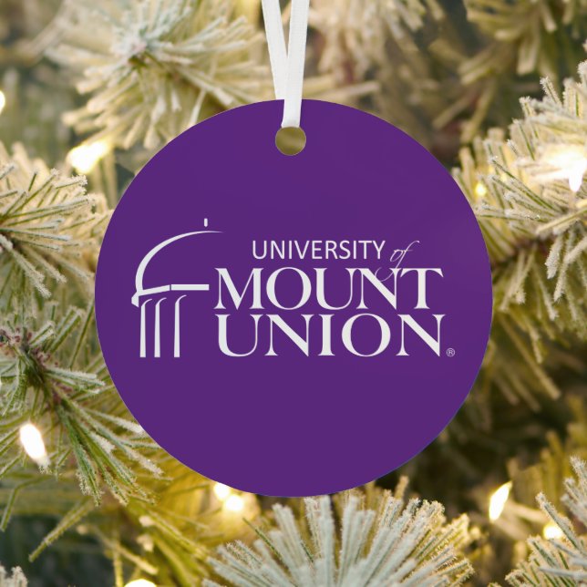 University of Mount Union Metal Ornament (Insitu)