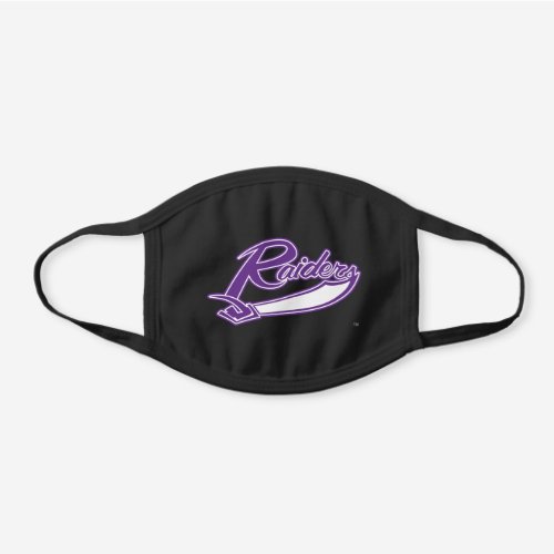 University of Mount Union Raiders Black Cotton Face Mask