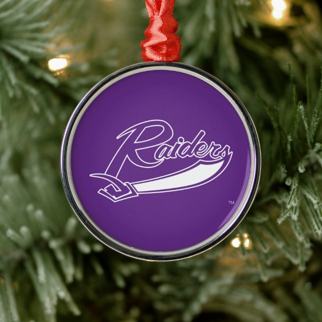 University of Mount Union Raiders Metal Ornament (Tree)