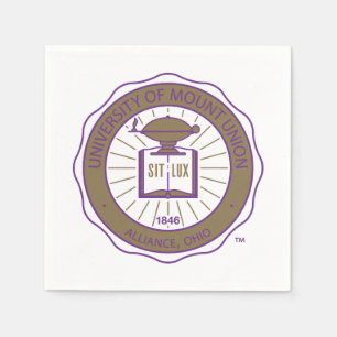 University of Mount Union Seal Napkins