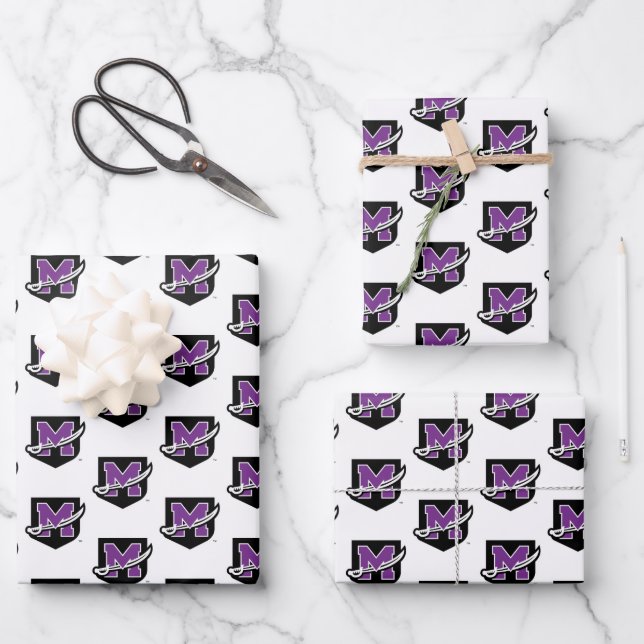 University of Mount Union Wrapping Paper Sheets (Front)