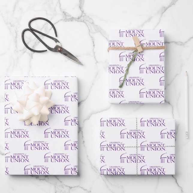 University of Mount Union Wrapping Paper Sheets (Front)