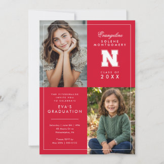 University of Nebraska Graduation Invitation