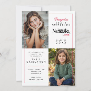 University of Nebraska Graduation Invitation