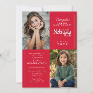 University of Nebraska Graduation Invitation