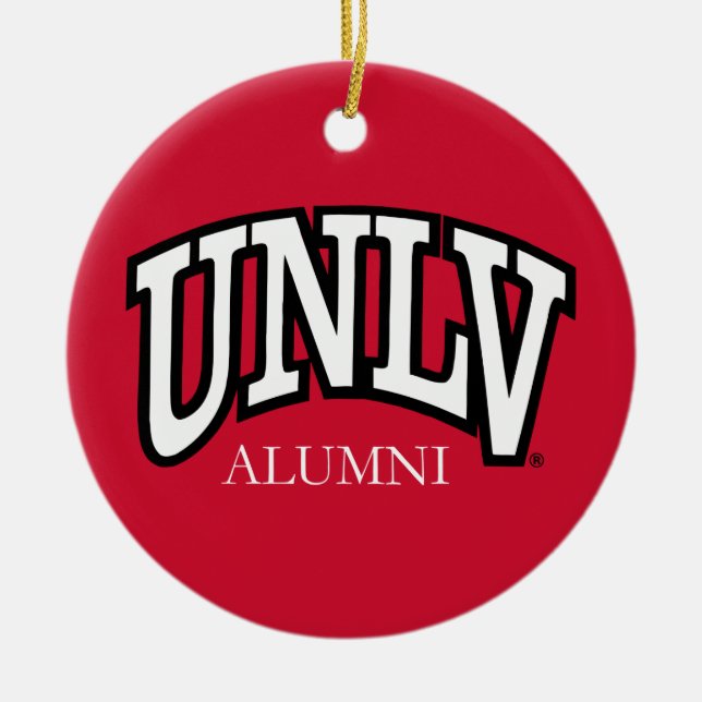 University of Nevada Alumni Ceramic Ornament (Front)