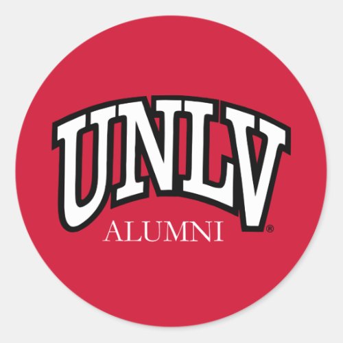 University of Nevada Alumni Classic Round Sticker