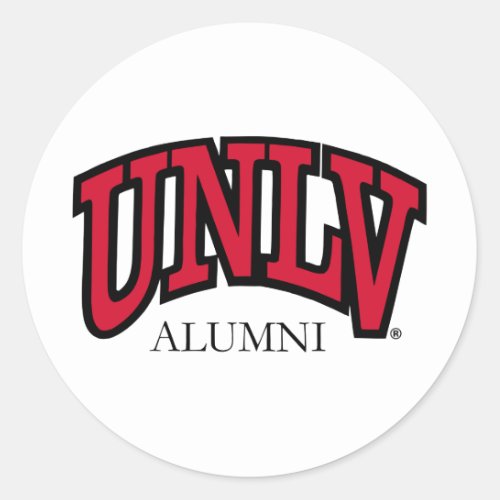 University of Nevada Alumni Classic Round Sticker