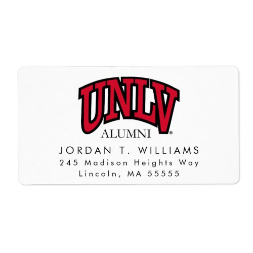 University of Nevada Alumni Label