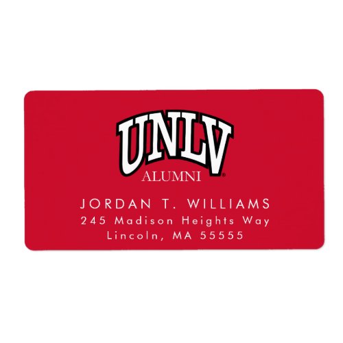 University of Nevada Alumni Label