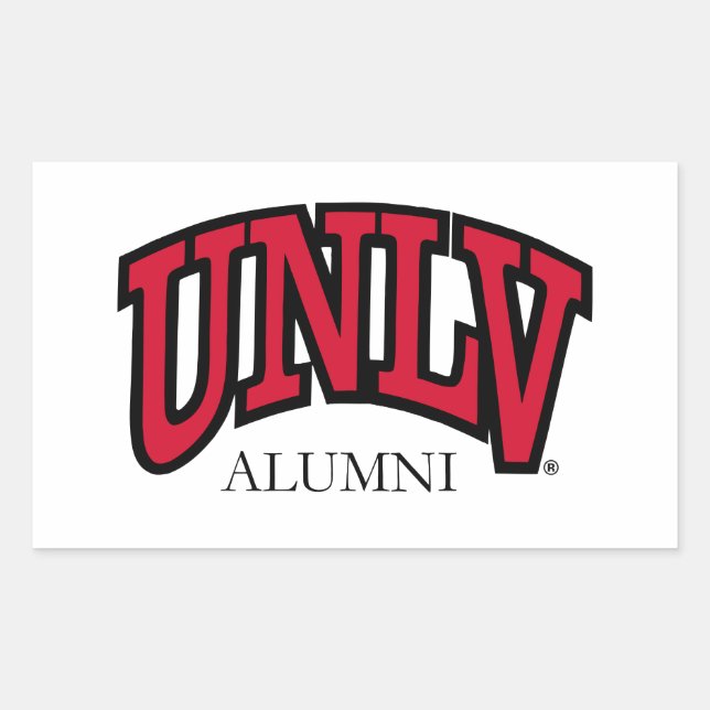 University of Nevada Alumni Rectangular Sticker (Front)