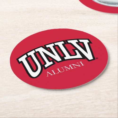 University of Nevada Alumni Round Paper Coaster