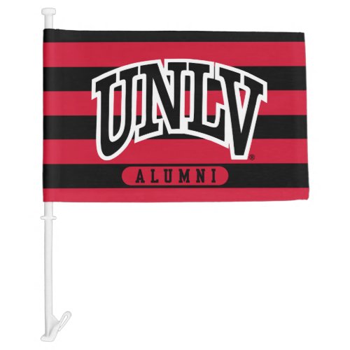 University of Nevada Alumni Stripes Car Flag