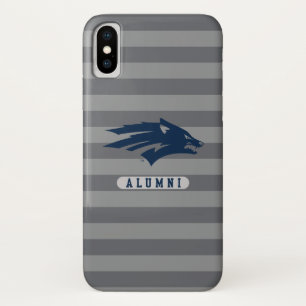 University of Nevada Alumni Stripes iPhone X Case