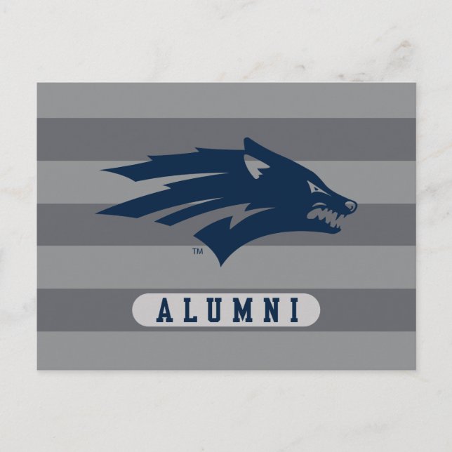 University of Nevada Alumni Stripes Invitation Postcard (Front)
