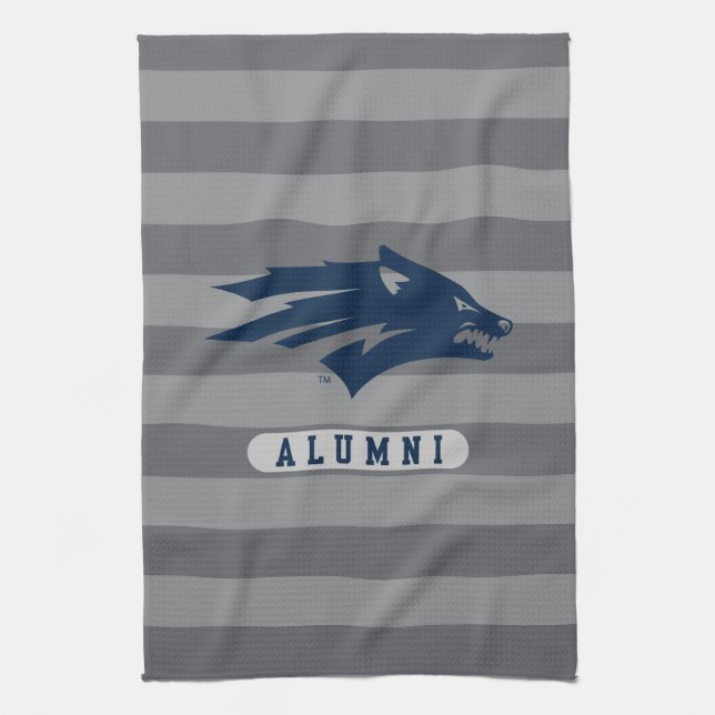 University of Nevada Alumni Stripes Kitchen Towel (Vertical)