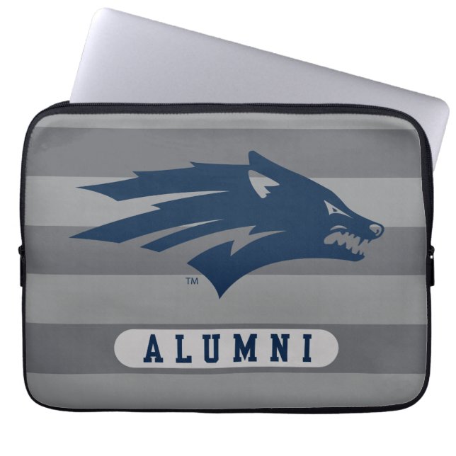 University of Nevada Alumni Stripes Laptop Sleeve (Front)