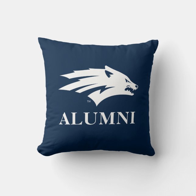 University of Nevada Alumni Throw Pillow (Front)