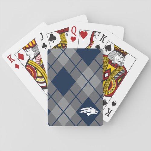 University of Nevada Argyle Playing Cards