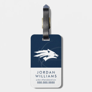 University of Nevada Basketball Luggage Tag