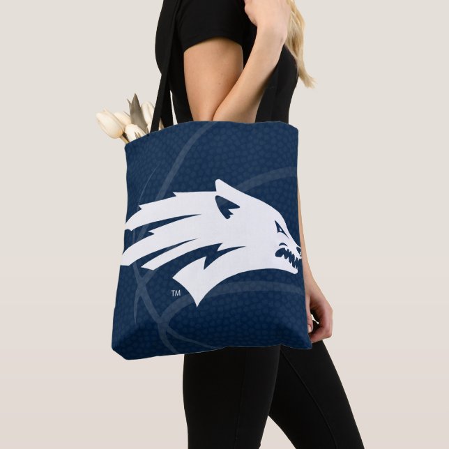 University of Nevada Basketball Tote Bag (Close Up)