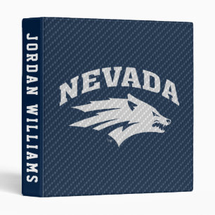 University of Nevada Carbon Fiber Pattern 3 Ring Binder