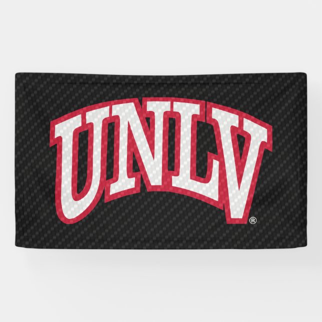University of Nevada Carbon Fiber Pattern Banner (Horizontal)