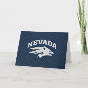 University of Nevada Carbon Fiber Pattern Card