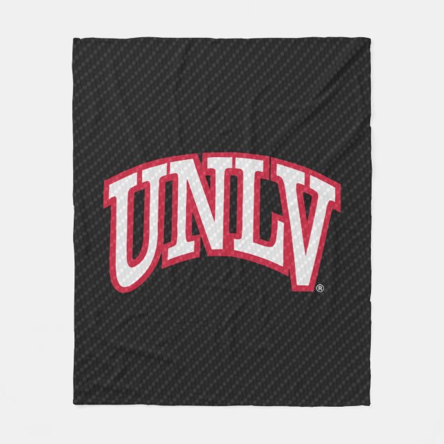 University of Nevada Carbon Fiber Pattern Fleece Blanket (Front)