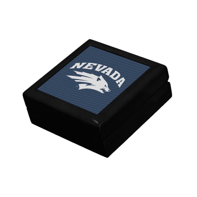 University of Nevada Carbon Fiber Pattern Gift Box (Side)