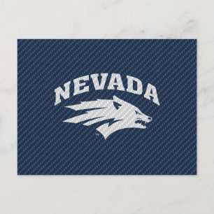 University of Nevada Carbon Fiber Pattern Invitation Postcard
