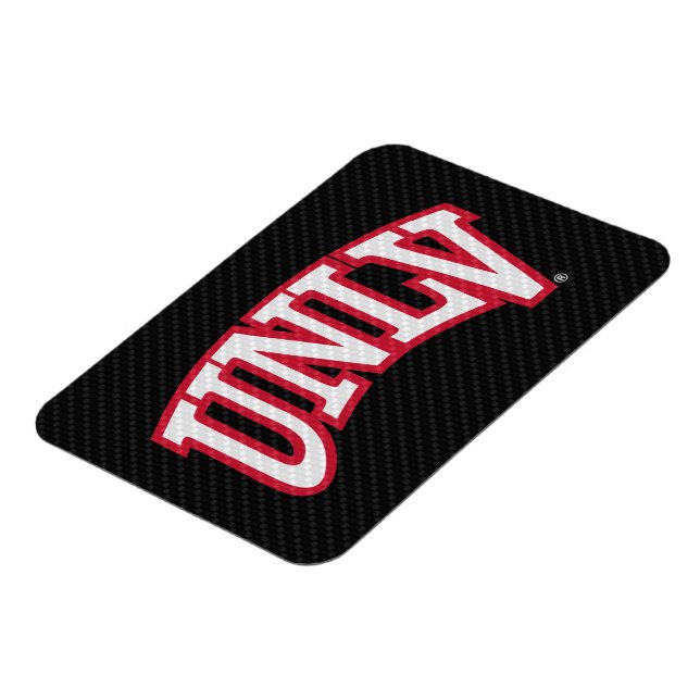 University of Nevada Carbon Fiber Pattern Magnet (Left Side)