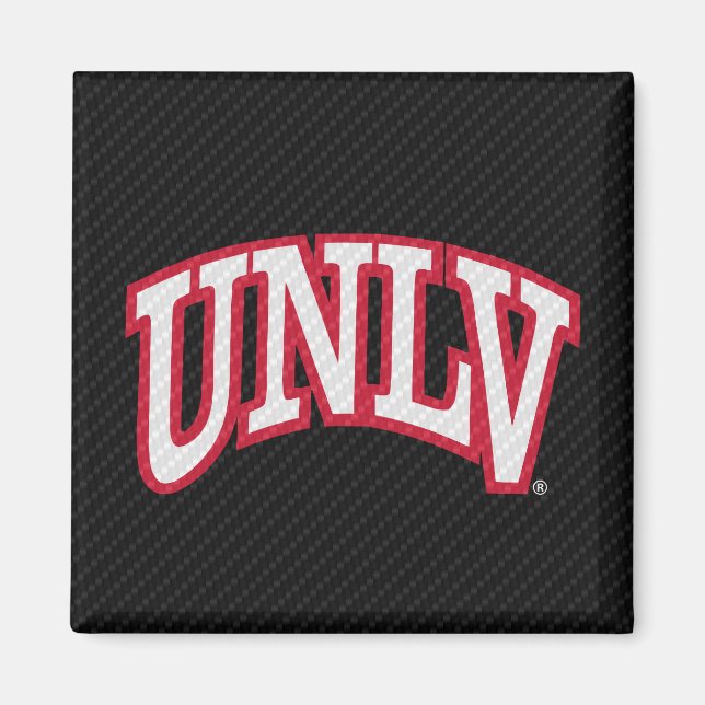 University of Nevada Carbon Fiber Pattern Magnet (Front)