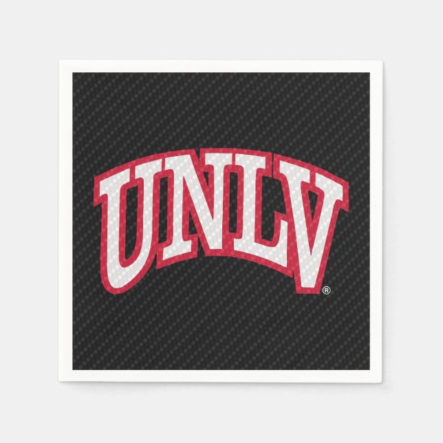 University of Nevada Carbon Fiber Pattern Napkins (Front)