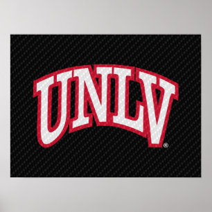 University of Nevada Carbon Fiber Pattern Poster