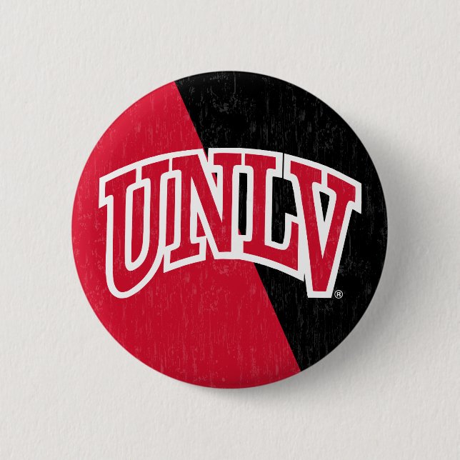 University of Nevada Color Block Distressed Button (Front)