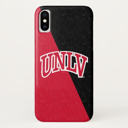 University of Nevada Color Block Distressed iPhone X Case