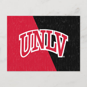 University of Nevada Color Block Distressed Invitation Postcard