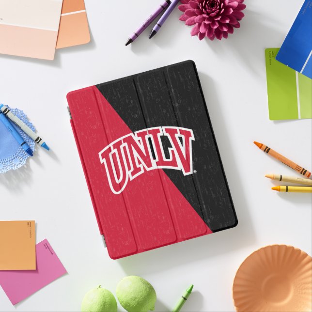 University of Nevada Color Block Distressed iPad Smart Cover (In Situ)
