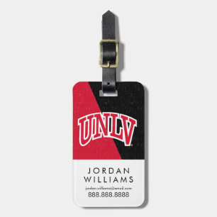 University of Nevada Color Block Distressed Luggage Tag