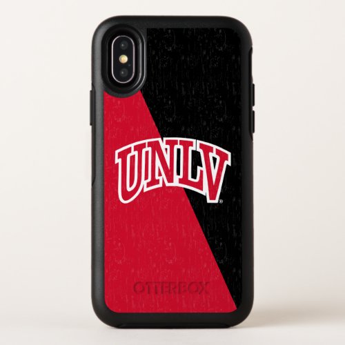 University of Nevada Color Block Distressed OtterBox Symmetry iPhone XS Case