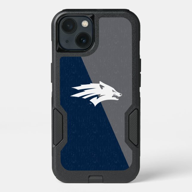 University of Nevada Color Block Distressed Otterbox iPhone Case (Back)